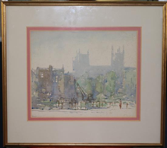Charles Jennings (Exh. 1919-35) Assorted landscapes, largest 12 x 15.5in.